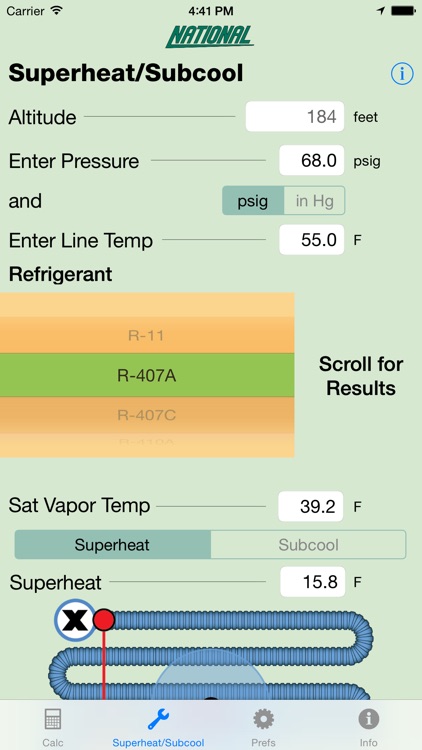 P-T Calculator