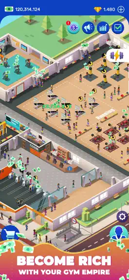 Game screenshot Idle Fitness Gym Tycoon - Game apk