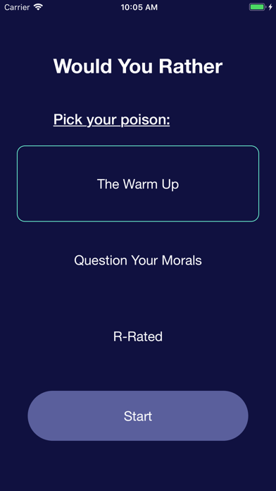 Would You Rather -OR- screenshot