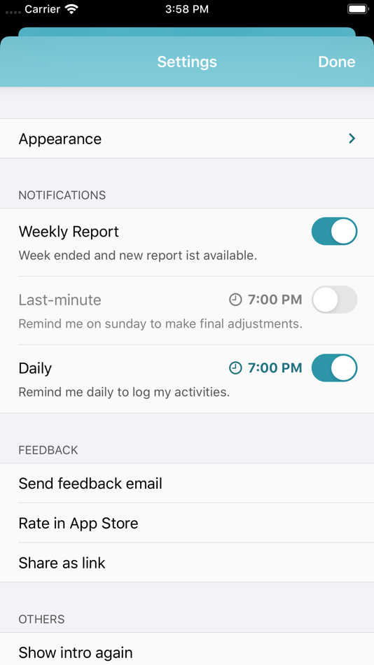 #6. Weekly - Track frequent tasks (iOS) 由: Simon Nickel
