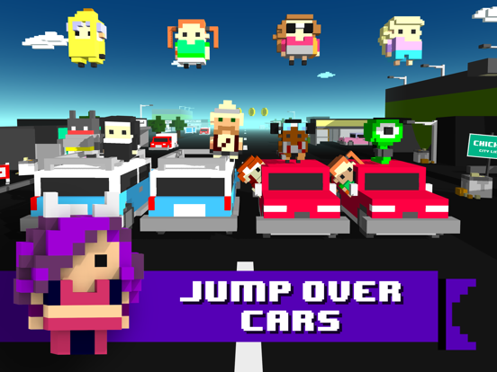 Chicken Jump - Crazy Traffic iPad app afbeelding 3