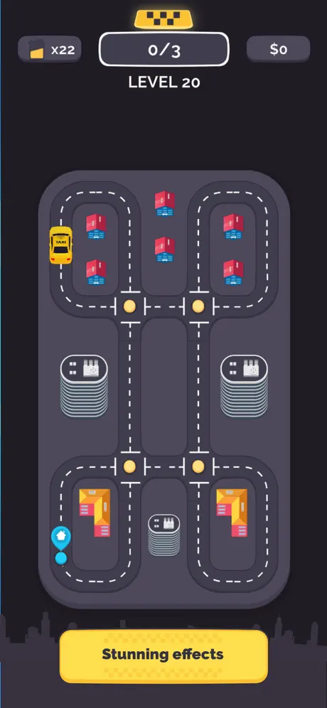 Taxi Town: Arcade Funny Game