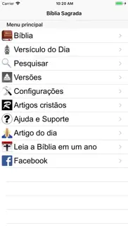 a bíblia sagrada iphone screenshot 1