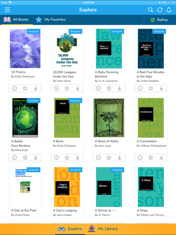 Screenshot #1 for ReadingSpot