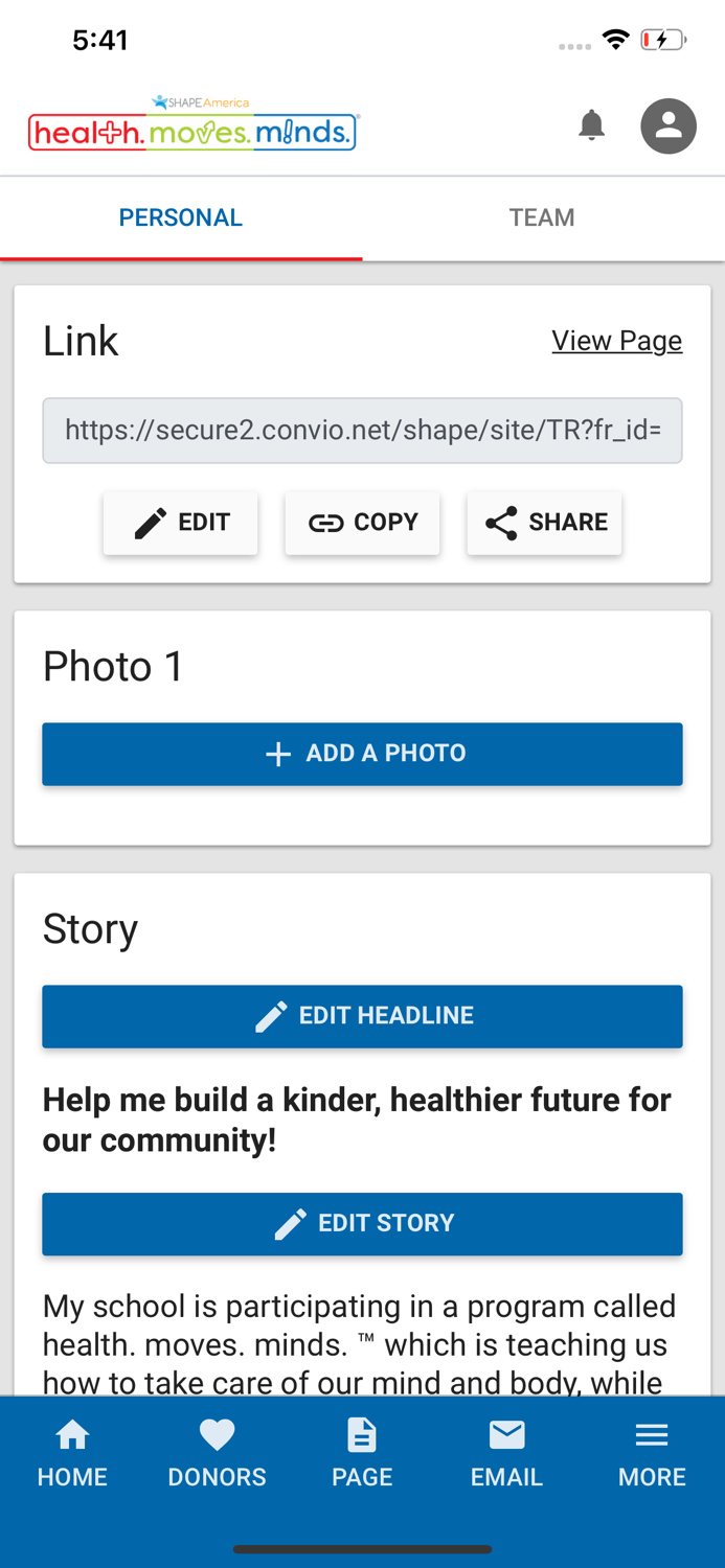 FundRaise health.moves.minds.