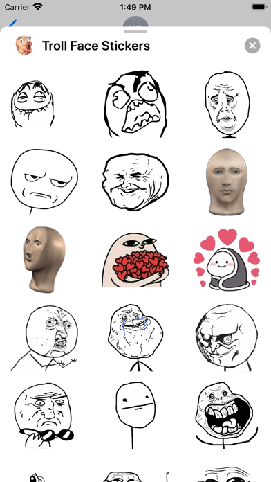 Troll Face Stickers - Memes screenshot 4