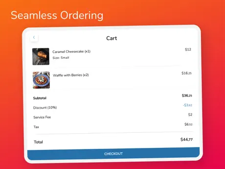 FineDine Tablet Menu App