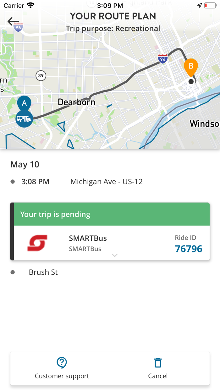 Michigan Ride Paratransit