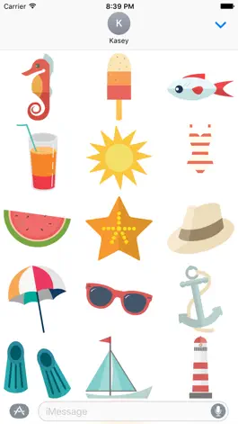 Game screenshot Summer Stickers Pack mod apk