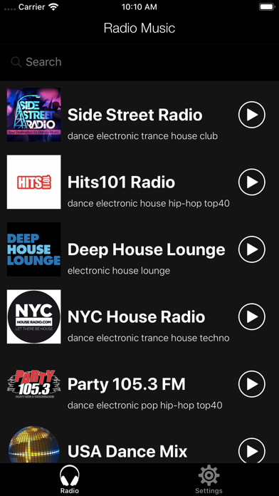 Screenshot #1 pour Electronic Music