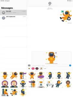 Starman Stickers for iMessage iPad image 1