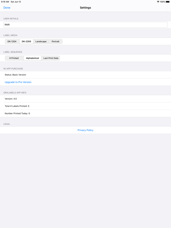 Screenshot #6 pour ORxLabels