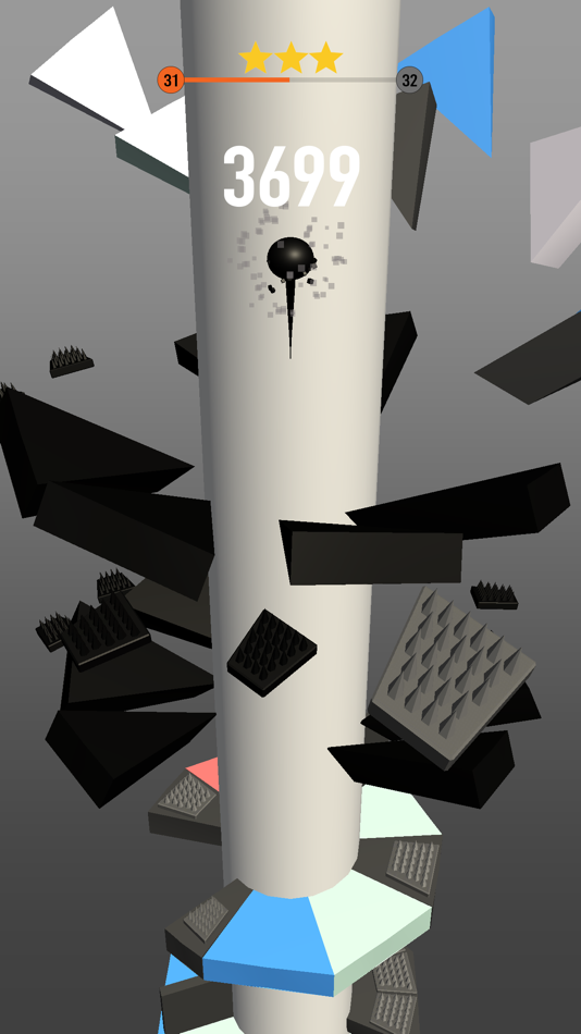 #3. Helix Poly Color Switch Game (iOS) Podle: Salman Jan