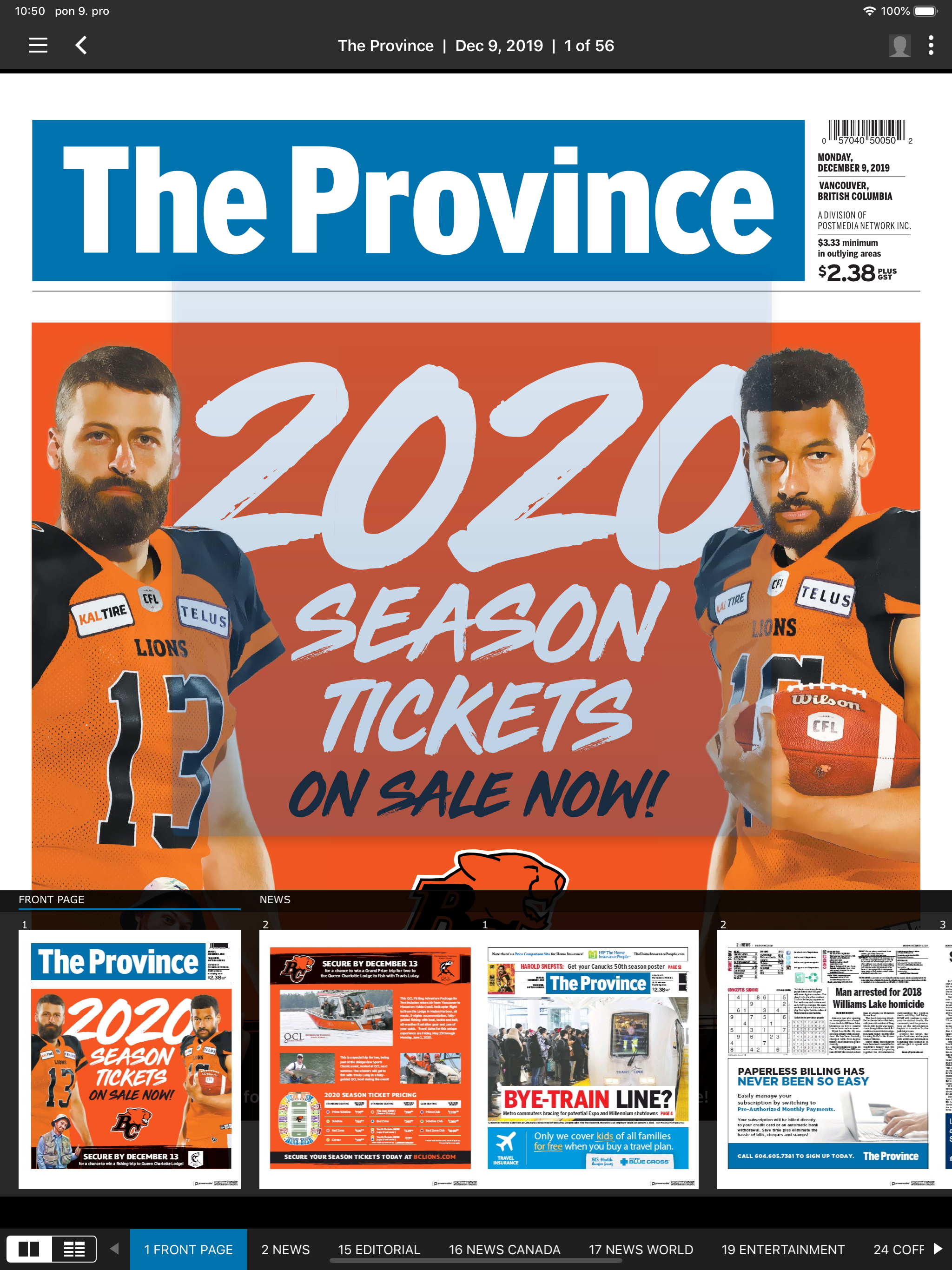 The Province ePaper screenshot 7