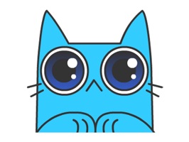 Blue Cat - animated