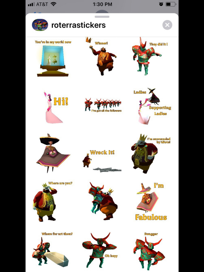 Roterra Game Emoji Stickers