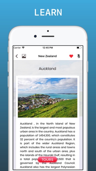 New Zealand Travel Guide Screenshot