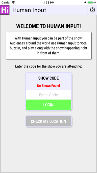 Screenshot #1 pour Human Input