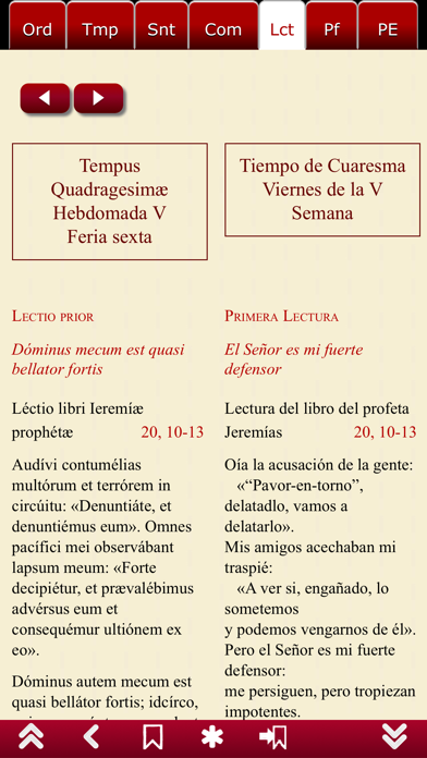 Missale Romanum App screenshot