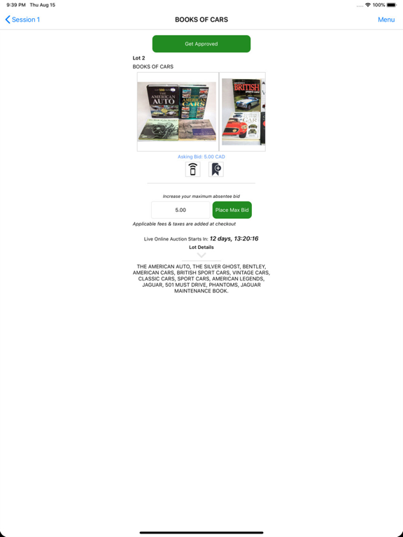 Screenshot #6 pour Landsborough Auctions