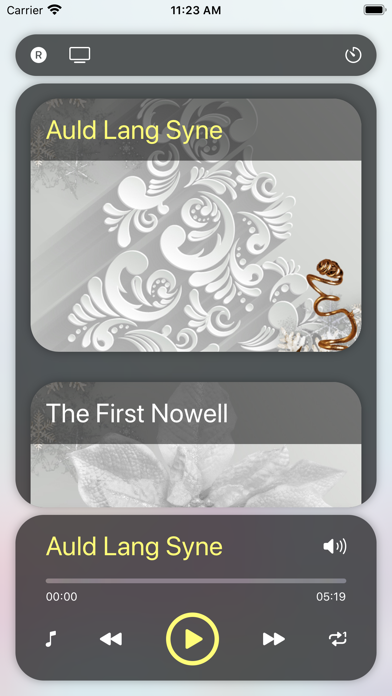 Screenshot #1 pour Chansons de Noël New Age