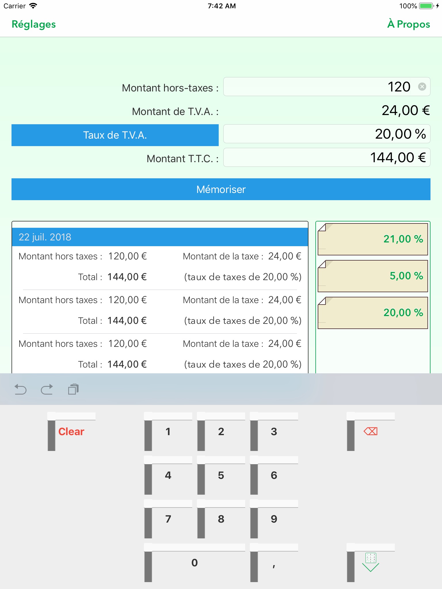 Calculator for VAT screenshot 3