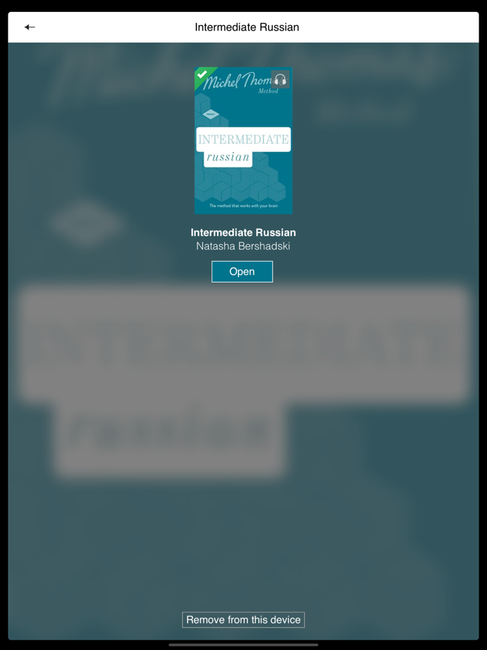 Michel Thomas Language Library