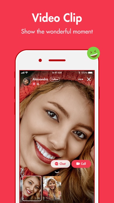 Screenshot #3 pour Clipchat- Go live video chat