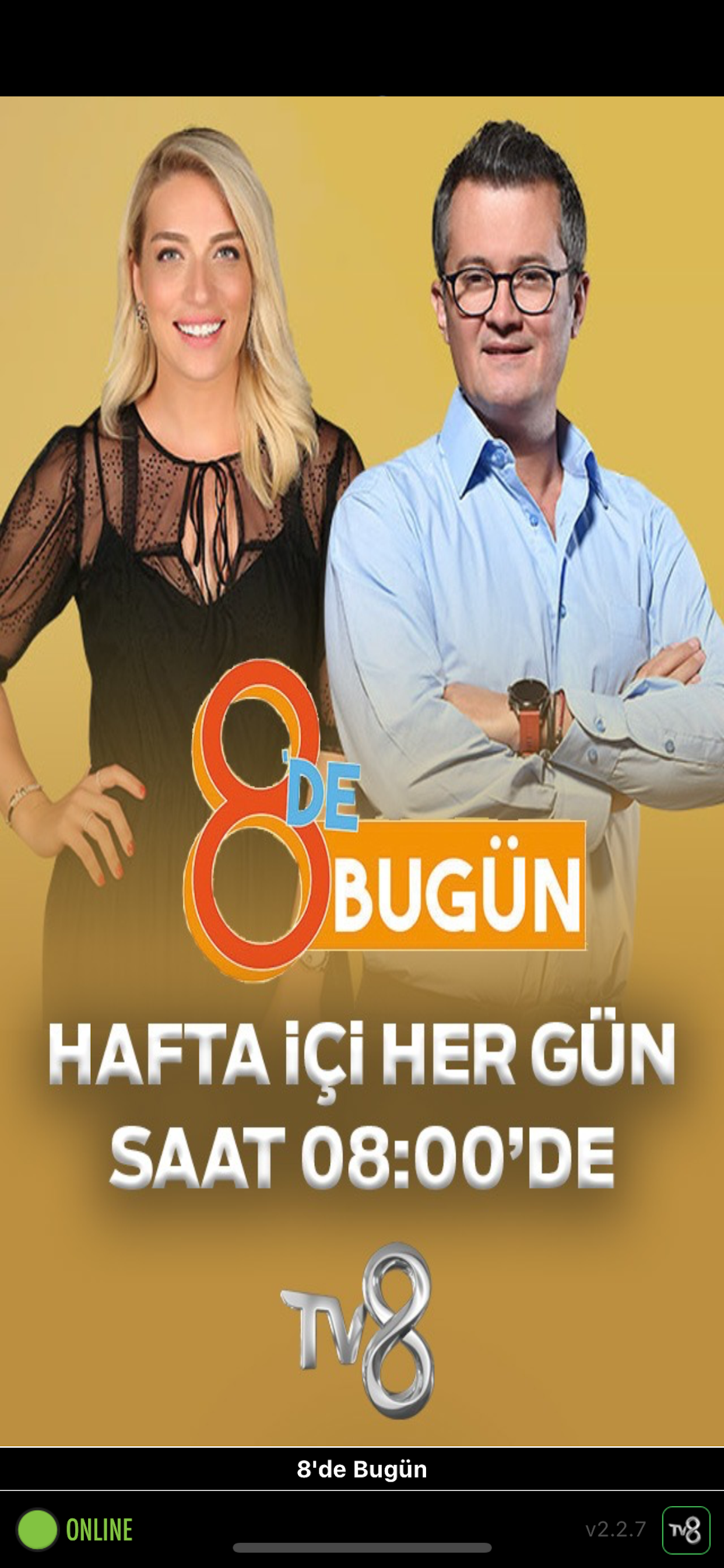 TV8 Yan Ekran