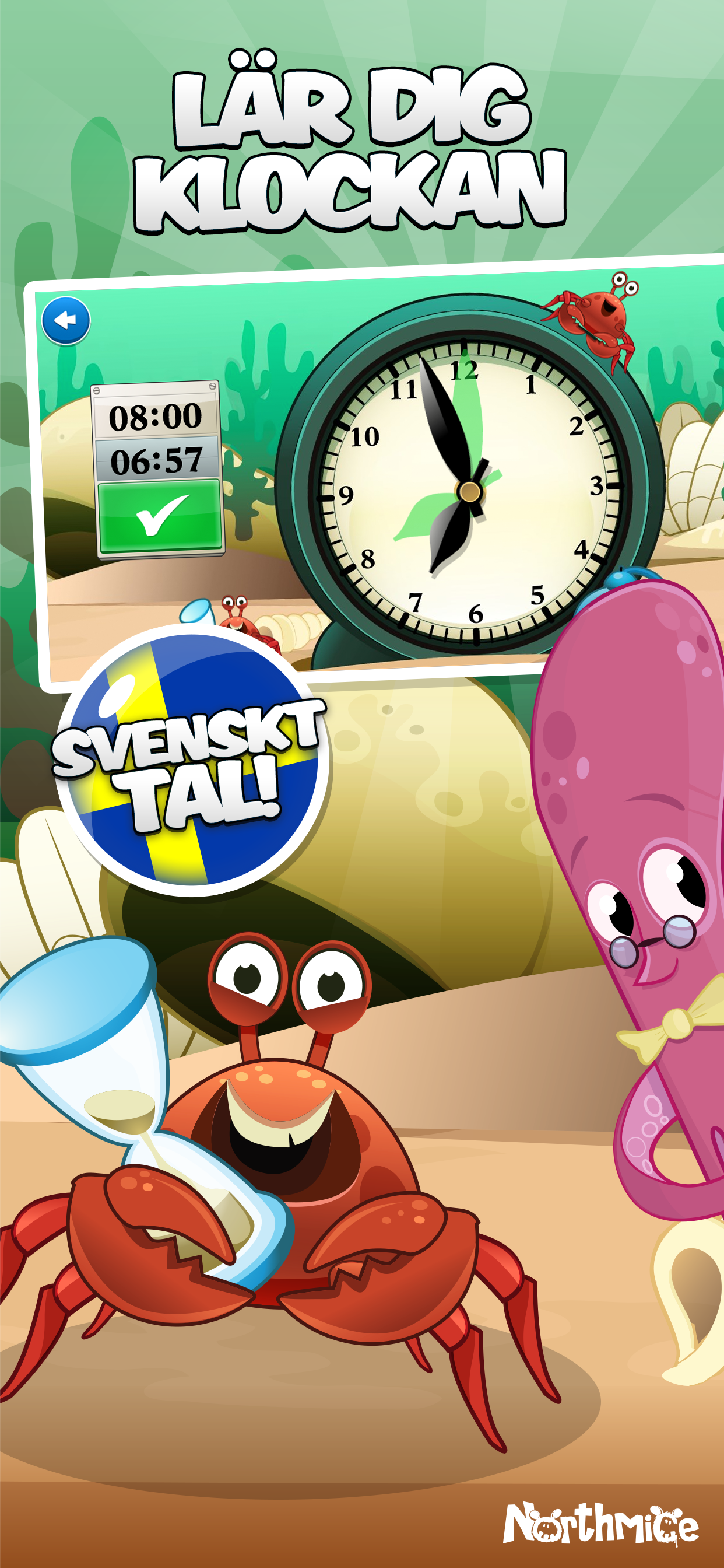 Lär dig klockan med Miniklubb