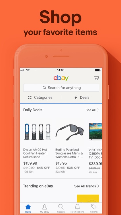 Buy, sell, and save with eBay