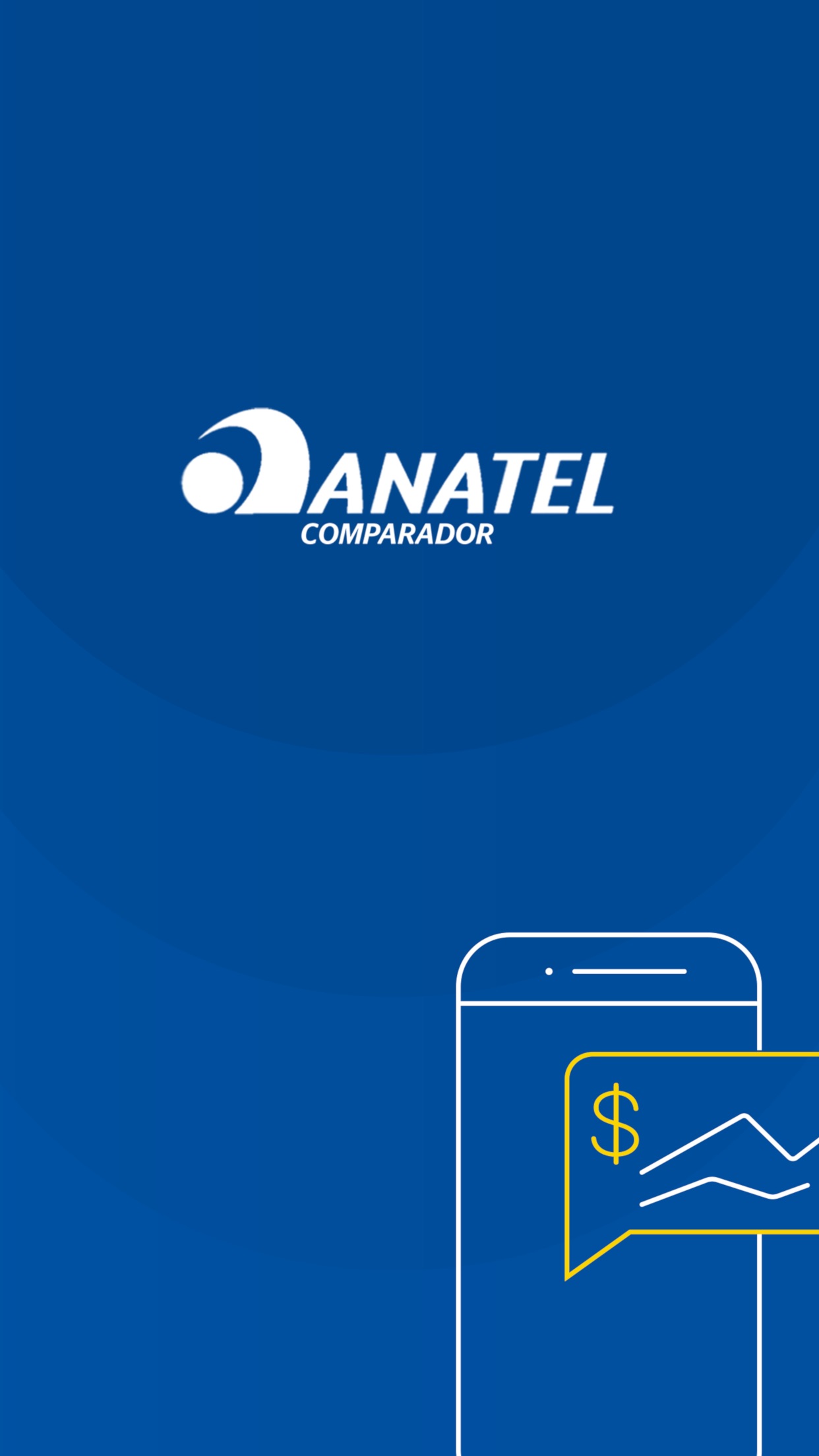Screenshot do app Anatel Comparador Mobile