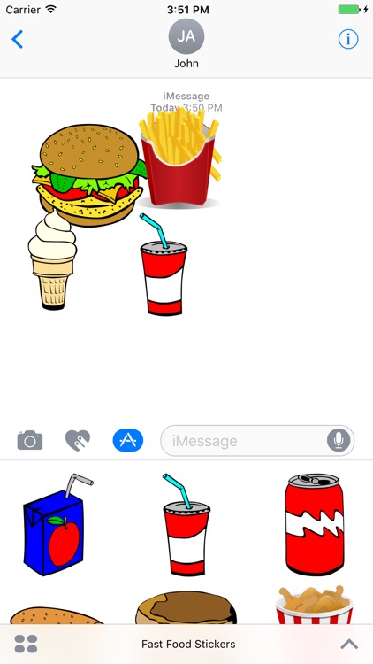 Fast Food Stickers!