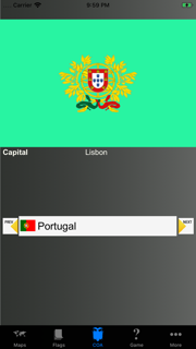 Country Flags, Maps, COA Quiz screenshot 2