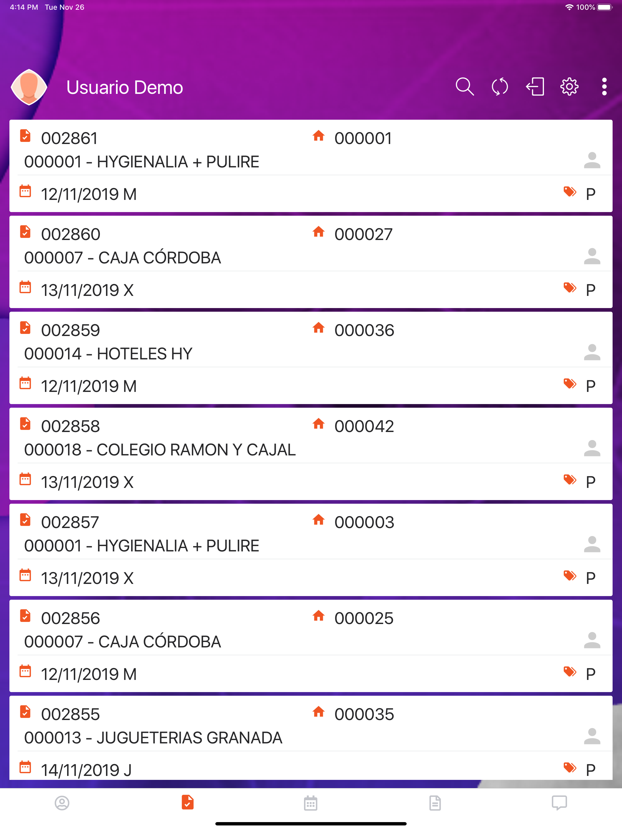 Partes y Personal screenshot 12