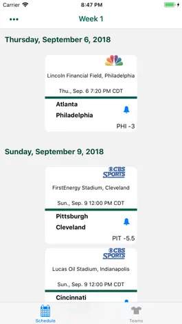 Game screenshot Pro Football Schedule & Scores mod apk