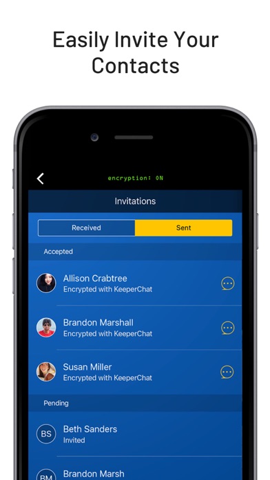 KeeperChat Encrypted Messenger screenshot 4