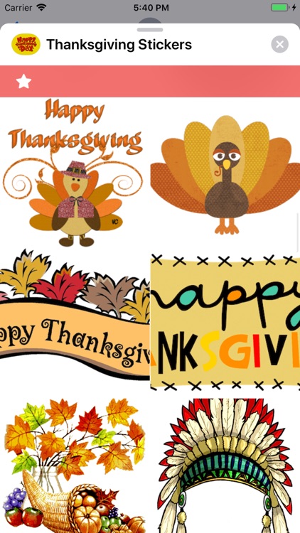 Thanksgiving Stickers screenshot-3