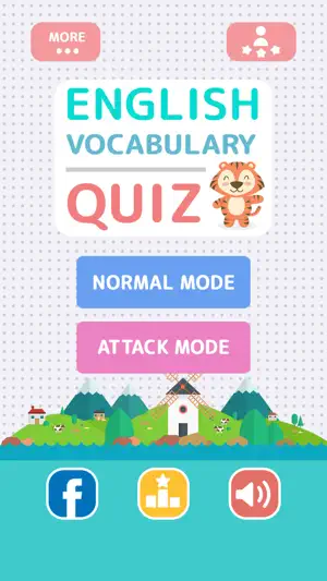 English Vocabulary Quiz - Game screenshot 1