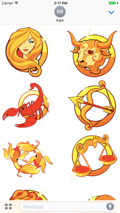Screenshot #2 pour Zodiac Signs Stickers