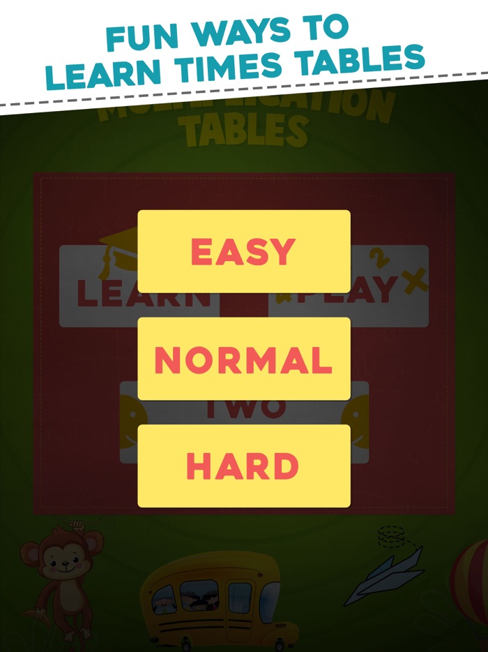 Multiplication Tables Learning