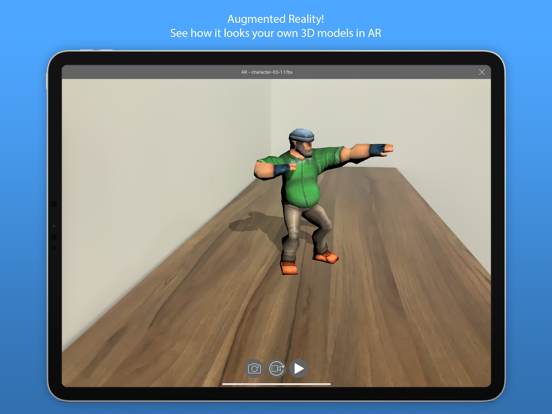 Artist 3D Viewer iPad screenshot 4 - Utilities app