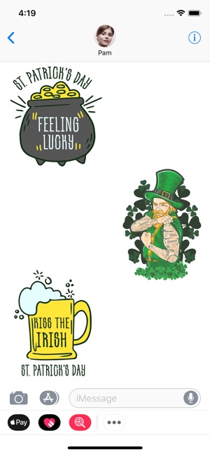 St. Patrick Irish Day Stickers(圖3)-速報App