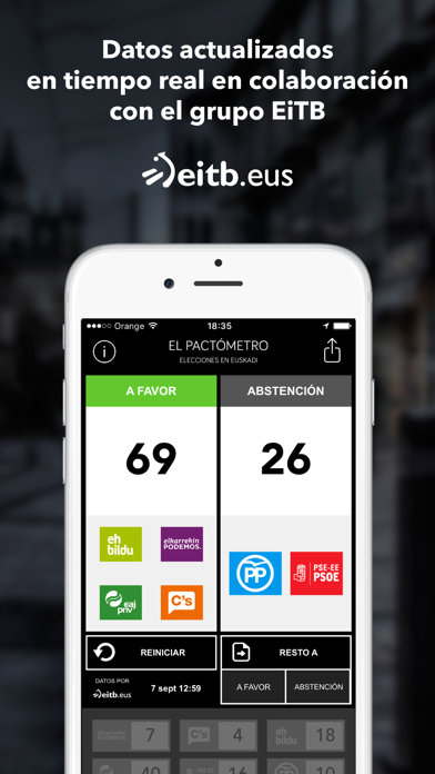 Pactos - Elecciones 12M Screenshot