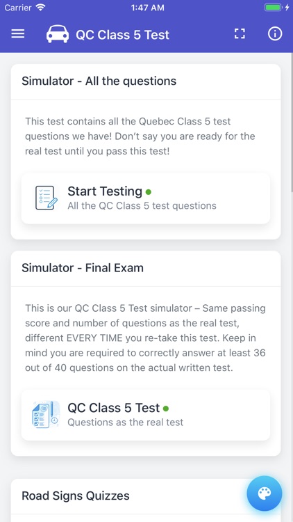 Quebec Class 5 Driving Test
