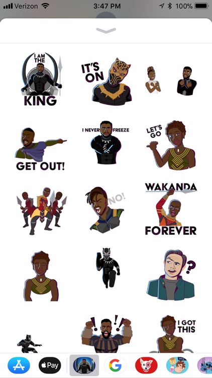 Marvel Stickers: Black Panther