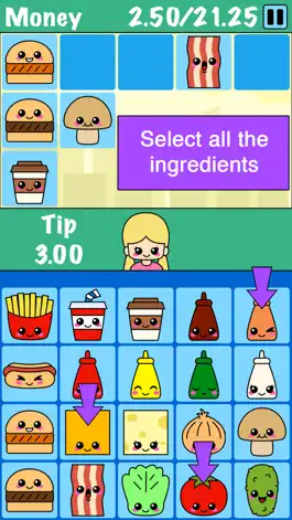 Game screenshot Burger Memory Game apk