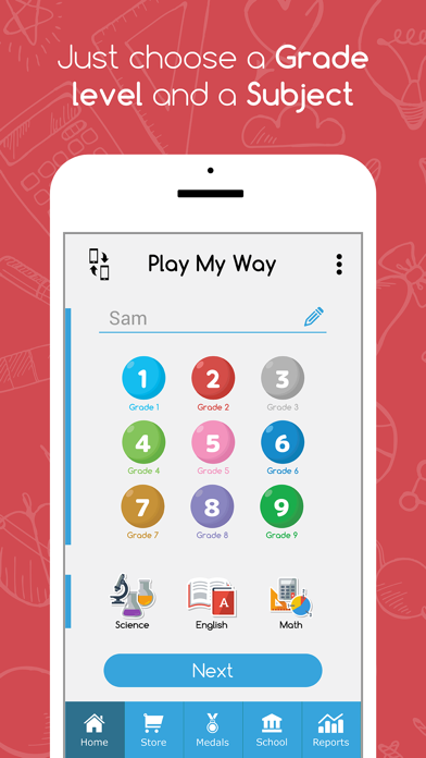 Screenshot #1 pour PlayMyWay: Education in games