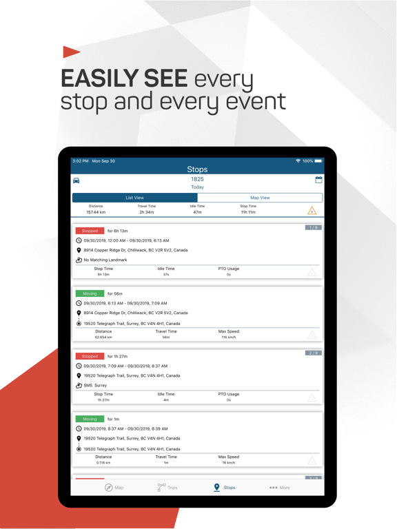 Titan GPS Fleet iPad screenshot 3 - Business app