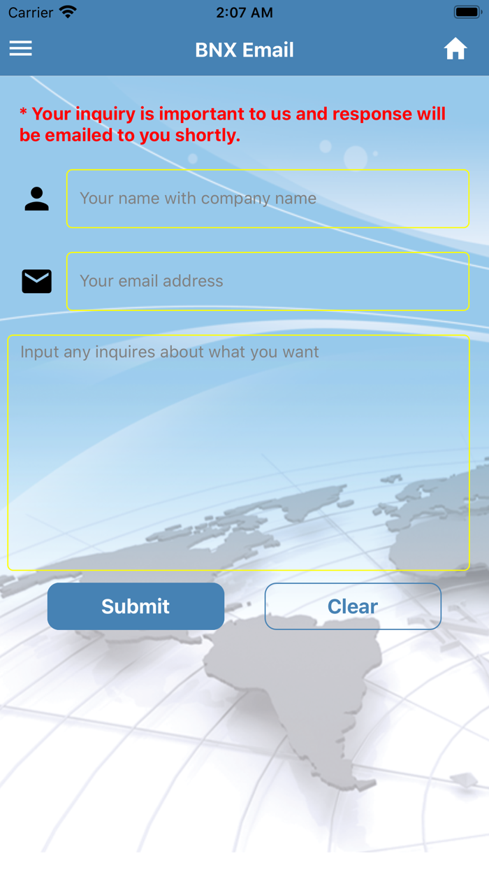 BNX SHIPPING CONTACT
